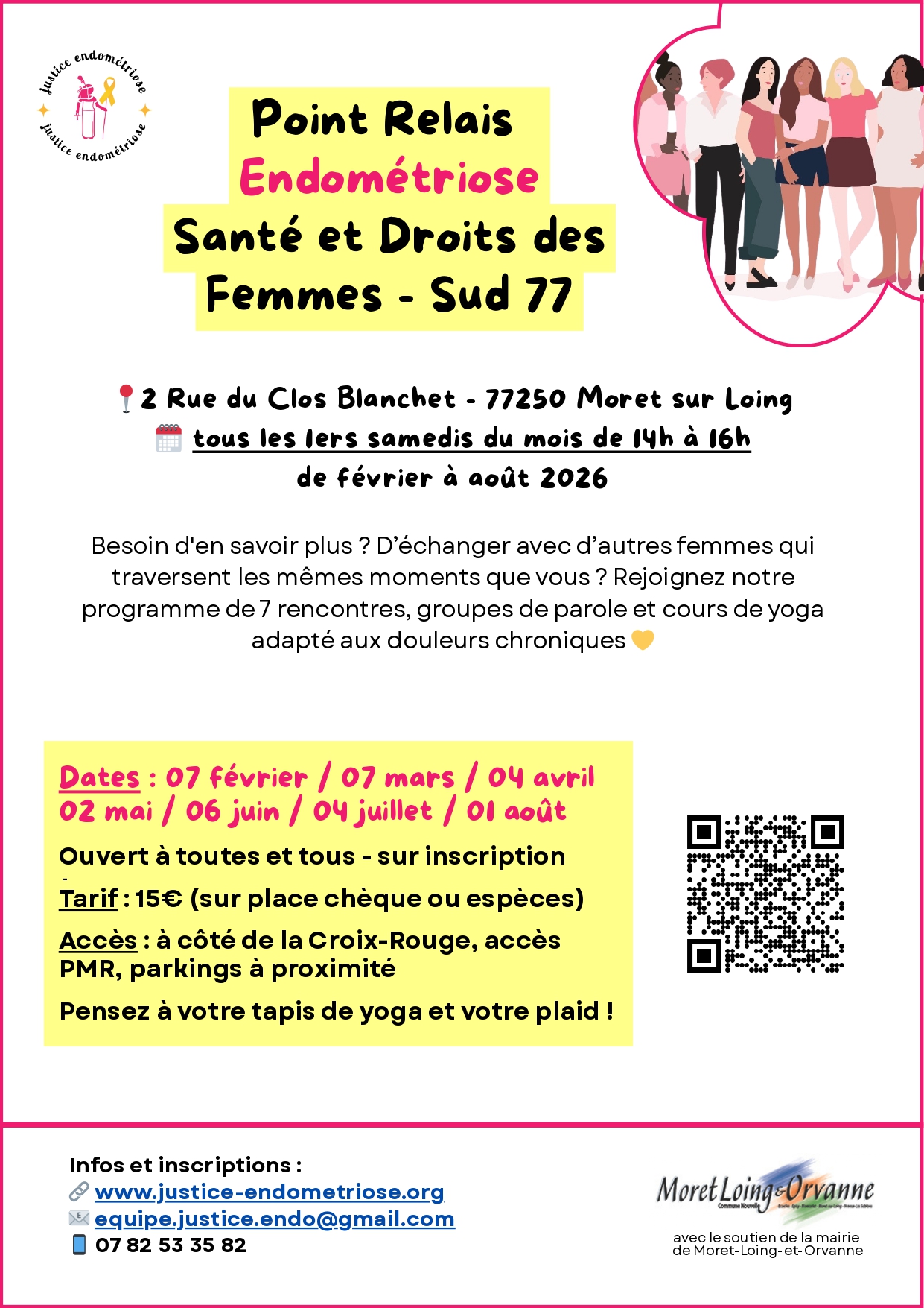  Point Relais Endométriose - Santé et Droits des Femmes - Sud 77